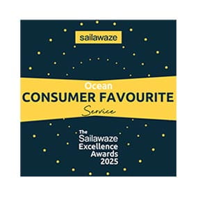 Consumer Favourite Award for Ocean Service at the Sailawaze Excellence Awards 2025